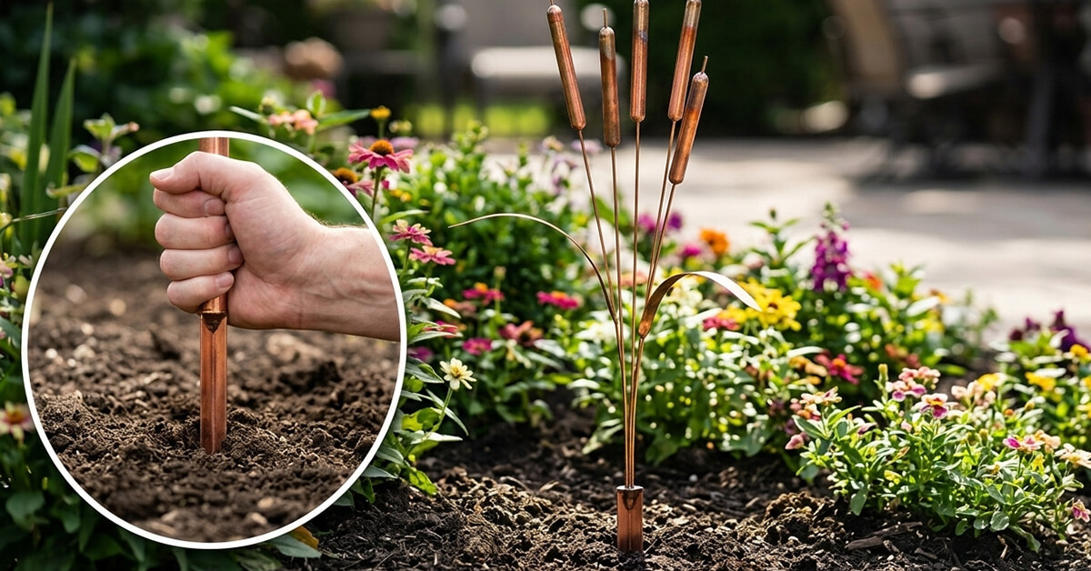 Ground Spike Included for Easy Outdoor Placement